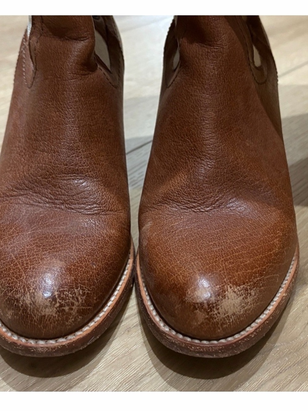 FRYE canvas and leather boots - Picture 5 of 17